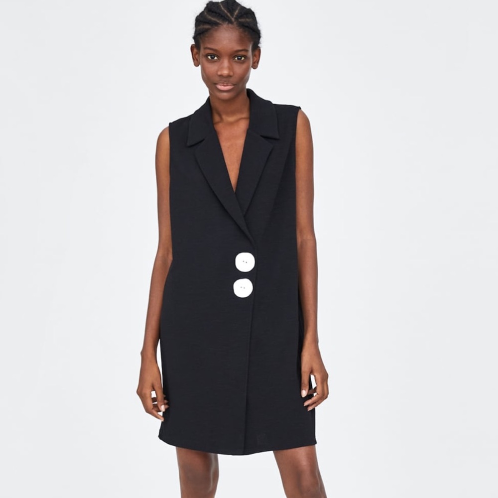 Zara, Oversized Sleeveless Dress